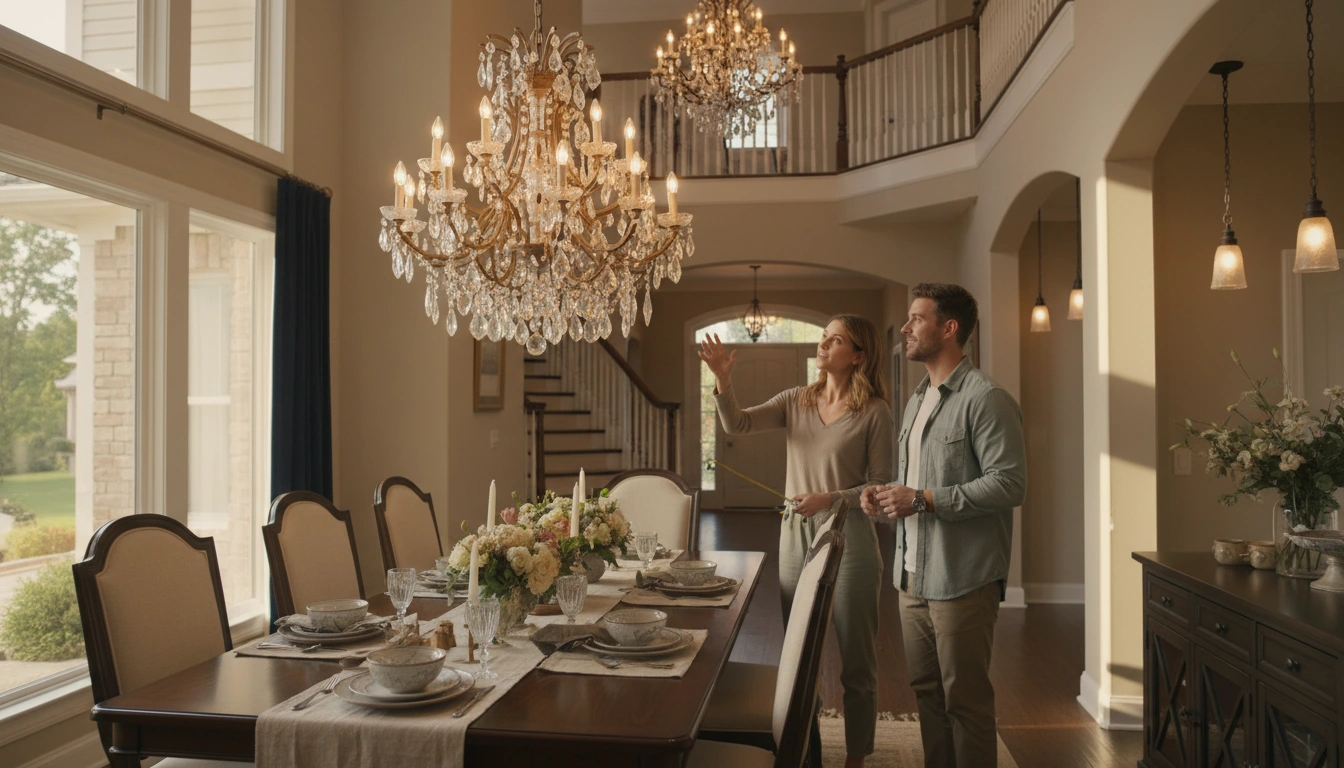 Chandelier Height Guide: Dining, Foyer & Walkway Rules